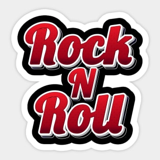 Rock 'N' Roll Sticker